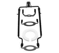 SEWACC Support Abat-jour Réglable pour Lampe de Table et Lampadaire Kit Détachable Cadre Noir avec Options de Fixation Φ Φ Φ Petit Modèle Accessoire DIY pour Éclairage Intérieur