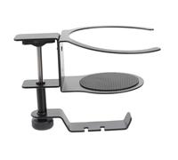 SEWACC Support Casque avec Porte Boisson Réglable et Multifonction pour Bureau Table ou Armoire Porte Gobelets Pratique et Support pour Casque ou Ceinture