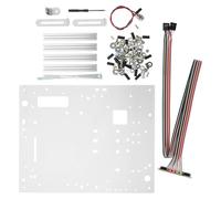 SEWACC Support de Boîtier D'ordinateur Ouvert en Alliage D'aluminium et Acrylique Transparent, Facile à Installer, Polyvalent pour Cartes Vidéo et Châssis Itx ou Uatx