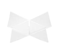 SEWACC Support de Livre en Acrylique pour Bureau Présentoir Transparent de X Porte-Livres pour Lecture de Partitions Musicales et Atlas Usage Scolaire