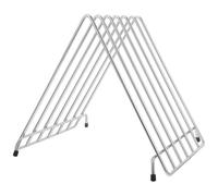 SEWACC Support de Planche à Découper en Métal Inoxydable Cadre Robuste Structure Ajourée pour Drainage Rapide Étagère Multifonctionnelle 1 Pièce Cuisine et Rangement de Pizza