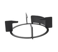 SEWACC Support de Poêle Semi-coupe-vent pour Cuisinière à Gaz Rond, Accessoire Robuste en Acier, Anneau Stable Antidérapant pour Wok et Casseroles, Outil la Cuisine Pratique, Usage