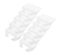 SEWACC Support de Rail Coulissant pour Tiroir Plastique Kit Vis Montage pour Meubles de Cuisine et Bureau Installation Rapide et Glissement