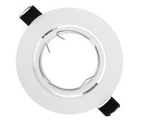 SEWACC Support de Spot LED Résistant Anneau de Finition pour Plafond Coque de Montage Luminaire Orientable pour Projecteur Encastré Accessoire Décoratif pour Éclairage Downlight