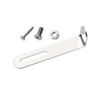 SEWACC Support Mural Acier Inoxydable pour Guitare Équerre Dangle Robuste Montage Discret Vis Fixation Murale Esthétique