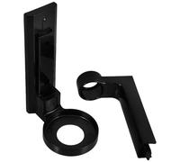SEWACC Support Mural Adapté pour Bouteille de 300ml pour Distributeur de Shampoing Automatique en Plastique Noir, Installation Facile pour Salle de Bain D'hôtel