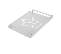 SEWACC Support Mural Alliage Aluminium Mat pour Projecteur Routeur et Box sans Outil Étagère Murale Polyvalente pour Bureau et Maison Compatible avec Plusieurs Modèles