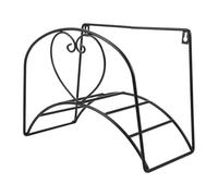 SEWACC Support Mural en Fer Forgé pour Tuyau d'Arrosage Compatible Différentes Tailles pour Jardin