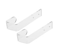 SEWACC Support Mural pour Clavier Mécanique Gaming, Rangement Mural 2 Pièces, Compatible avec Plusieurs Claviers, Métal Transparent, Optimisation Espace Bureau, Organisation pour Joueurs
