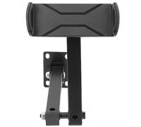 SEWACC Support Mural pour Téléphone et Tablette Support Pliable Multifonction Design Compact Angle Réglable pour Maison et Bureau Compatible Smartphones et Couleur Argentée