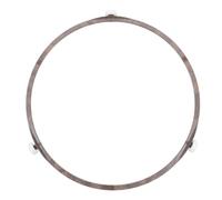 SEWACC Support Plateau Tournant Micro Ondes avec Anneau à Roulettes Bague de Maintien pour Plateau Verre de Rechange et Équilibrée