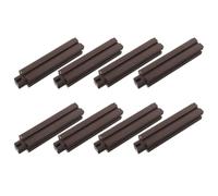 SEWACC Support pour Jardinière de Balcon Surface Antidérapante Structure Modulaire Empilable Marron et 8 Pièces en Plastique Balcon pour Projets de Jardinage