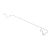 SEWACC Support pour Panneau Perforé pour Chiffon en Acier Inoxydable Blanc | Rangement Discret sur Établi Cuisine, Suspend Rouleau Papier ou Torchon, Design Épuré