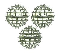 SEWACC Support pour Topiaires Artificielles 3pcs en Plastique Vert Design Élégant, Fonction Fiable et Polyvalente pour Décorations de Mariage et Jardin