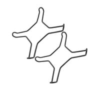 SEWACC Support Pour Wok En Acier Inoxydable 2 Pièces, Anneaux Ronds Robustes Pour Brûleur à Gaz, Grille Stable Pour Poêle à Frire, Accessoire Polyvalent Cuisine Gaz