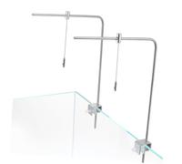 SEWACC Support Réglable pour Lampe Aquarium Rack Aluminium Hauteur Ajustable Fixation Suspendue Robuste pour Éclairage LED Plantes Aquatiques Accessoires pour Aquariums Eau Douce et