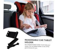 SEWACC Support Tablette Voiture Réglable pour Appuie Tête Support Téléphone et Tablette Arrière Auto Compatible Large et Facile à Installer Robuste et Adaptable Aux Sièges