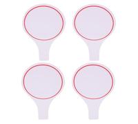 SEWACC Tableau des Scores Portable Rouge en Mousse Réutilisable à Face Unique pour Arbitres et Juges Lors de Performances Extérieures et Compétitions, Lot de 4 Pièces