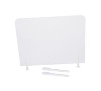 SEWACC Tableau Mémo Transparent Acrylique avec Stylo Effaçable Planche à Messages Portable pour Maison et École Grand Format avec Marqueurs Blancs