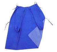 SEWACC Tablier Imperméable à Manches Longues à Huile Design Adaptable Dos Croisé Tablier de Cuisine et Nettoyage Unisexe pour Tâches Ménagères