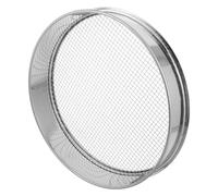 SEWACC Tamis à Terre de Jardin 30 Cm en Acier Inoxydable Solide, Tamis à Compost et Sable Fin pour Tamisage Précis, Passoire à Pierres pour Jardinage, Composteur et Bonsaïs