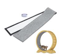 SEWACC Tapis à Griffer Résistant pour Roue D’Exercice Chat - Coussin de Remplacement Petit Format en Feutre Solide - Accessoire pour Roue de Course Intérieur - Fournitures pour Animaux