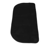 SEWACC Tapis de Cheminée Demi-Rond Ignifugé 102X50 CM Noir Tapis de Sol Résistant au Feu pour Intérieur et Extérieur Protection Isolation Thermique pour Barbecue et Poêle à Bois