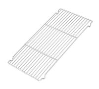 SEWACC Tapis de Gril en Acier Inoxydable, Filet de Barbecue Argenté, Pratique et Simple, pour Barbecue Extérieur, Grillades et Brochettes