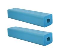 SEWACC Tapis de réception pour barre d'haltères, coussinet pour disque d'haltère, tapis amortisseur antichoc, NBR, 2pcs, protection du sol, musculation à domicile et salle de sport