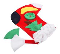 SEWACC Tapis Snuffle Chien Forme Chaussette de Noël Tapis Renifleur pour Chiots Lent pour Alimentation et Réutilisable Matériel Résistant et Léger