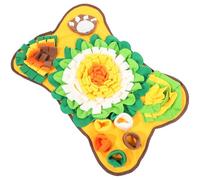 SEWACC Tapis Snuffle Os pour Chiots Tapis Renifleur Chien Alimentation Lente Formation Olfactive Facile à Nettoyer et Conserver Couleur Vive pour Entraînement Au Fouillage
