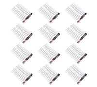 SEWACC Tatouages Temporaires pour Sourcils Imperméables 6D Lot de 12 Autocollants Faux Sourcils Noirs Maquillage Naturel Réutilisable pour Définition et Mise