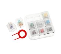 SEWACC Testeur de Clavier Mécanique Transparent Axes avec Base Acrylique Outil pour Essai Précis des Commutateurs et Sensation Tactile Réaliste