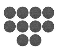 SEWACC Têtes de Rechange Noires Lot de 10 Pièces Accessoires Pratiques pour Pédicure Professionnelle en ABS et Émeri Adaptées aux Callosités Dures pour Affûteur de Pieds