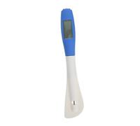 SEWACC Thermomètre à Bonbons Silicone avec Spatule Thermomètre Numérique Instantané pour Cuisine Pâtisserie Bbq Confiture Sauce Aux Températures Design Bleu Sans Pile