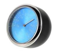 SEWACC Thermomètre Réel Temps Design en et de Température Surveillance Bleu Affichage Lumineux Élégant en Fer et Abs Voiture Intérieur pour Conduite Nocturne