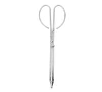 SEWACC Tisonnier Portatif en Acier Inoxydable 36 CM Poignée Antidérapante pour Barbecue et Camping Accessoires pour Foyer Extérieur et Râteau à Charbon