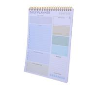 SEWACC To Do List Notepad Daily Planner With PVC Cover And Double Wire Binding For Work And Academic Use Sturdy Writing Surface