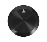 SEWACC Tout bouton d'aluminium boutons de commande du potentiomètre de guitare bouton du potentiomètre bouton de remplacement du potentiomètre de volume capuchon du potentiomètre Noir