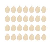 SEWACC Tranches De Bois Forme Ballon Étiquettes En Bois 100 Pièces 4.00 X 3.00 X 0.10 cm Bricolage En Pour Peinture Décoration De Mariage Prénom Personnalisé Et Loisirs Créatifs