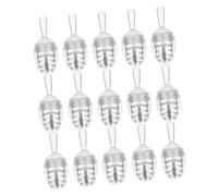 SEWACC Tube de Gloss à Lèvres Rechargeable 15 Pcs Mini Flacon Transparent en Plastique Format Voyage Léger pour DIY Gloss Huile à Lèvres Maquillage pour Création Personnalisée