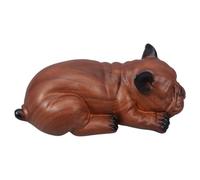 SEWACC Urne Funéraire Décorative pour Chien, Statuette en Résine, Souvenir | Fermeture Sécurisée, Résistante à L’humidité la Poussière, pour Cendres de Chien, Décor Maison