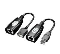 SEWACC USB Extension Adapter Ethernet Network Extender Connecteur Réseau Rallonge USB Compatible Clavier Souris Imprimante Mobile