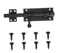 SEWACC Verrou de Porte Coulissant Acier Inoxydable pour Cadenas Targette de Sécurité pour Intérieur Mécanisme à Glissière Verrouillage Robuste pour Portes et Placards