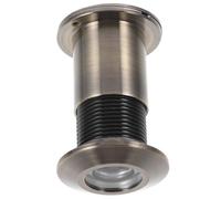 SEWACC Visionneuse de Porte de Zinc avec Couvercle Vol Lentille Protégée Finition Rétro pour Sécurité et Confidentialité des Portes Dentrée