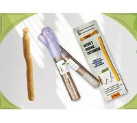 SEWAK Miswak Lot de 2 bâtonnets pour brosse à dents naturelle | Brosse à dents en bois bio Siwak | Blanchisseur des dents bucco-dentaires | Scellé sous vide