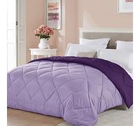 Seward Park Couette réversible pour Enfants, Cadeau de Thanksgiving pour Enfants, Parure de lit légère en Microfibre pour Filles, Toutes Saisons, Couverture Chaude pour l'automne Lavande Prune/Violet