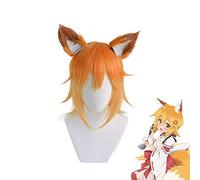 Sewayaki Kitsune no Senko-san Senko perruque courte avec oreilles Costume de Cosplay résistant à la chaleur cheveux synthétiques hommes femmes perruques de fête C-365