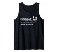 SEWCIALIST Dictionnaire Définition Drôle Machine à Coudre Meme Débardeur