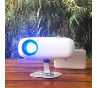 SEWENS - Projecteur Mini HD alimenté par Powerbank, 10000 Lumens Portable avec Trépied pour Cinéma Voyage en Plein Air Dernière Intervention, Compatible avec Android/iOS/Windows/TV Stick/HDMI/USB